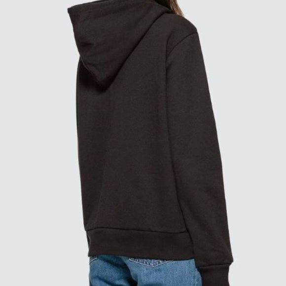 A.P.C.  BENITO DINNER LOGO GRAPHIC HOODIE IN BLK - Picture 2 of 13